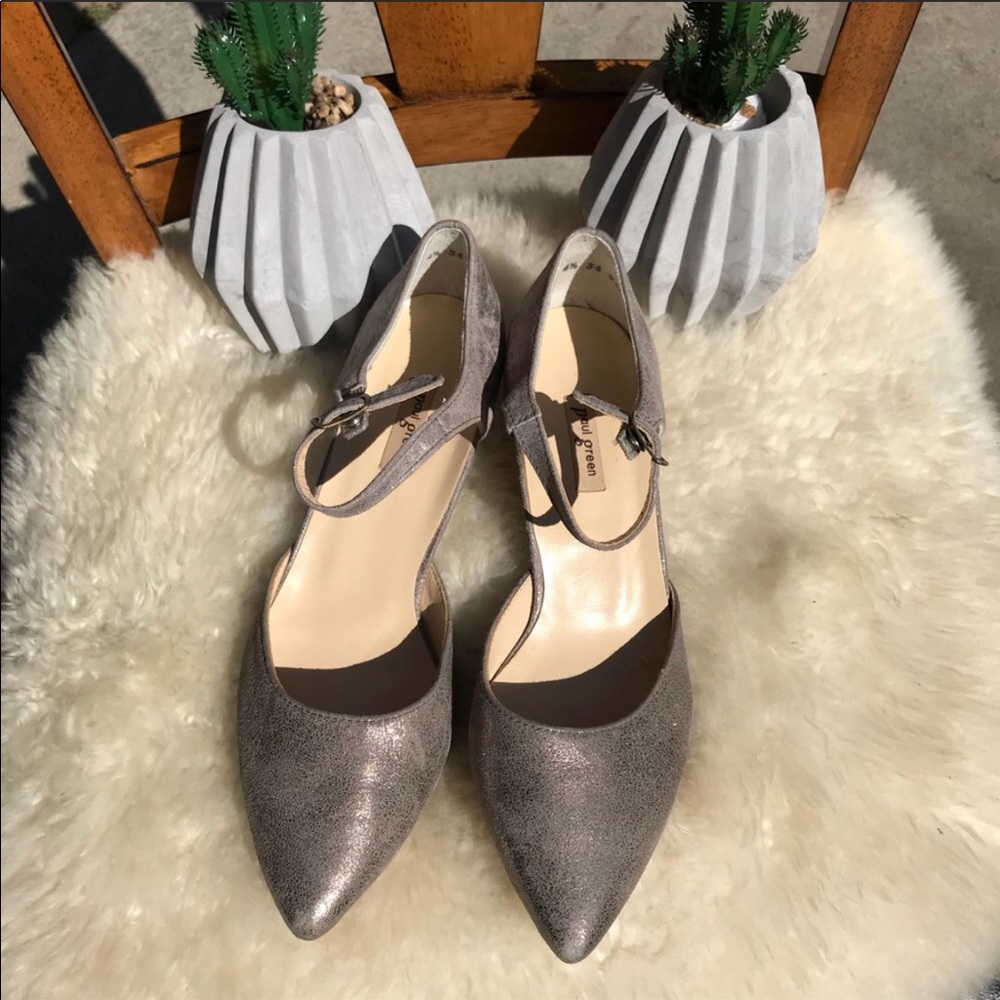 NEW Paul Green Hailey Kitten Heels US 7 in “Smoke”